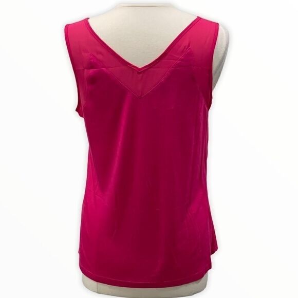 INC International Concepts Women’s Sheer-Trim Top - Picture 8 of 9